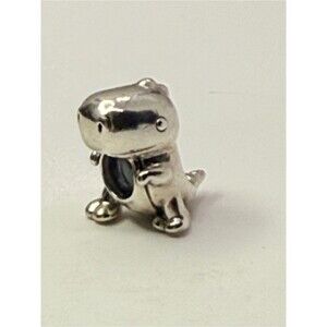 Pandora Dino the Dinosaur Charm Retired 798123 Sterling Silver